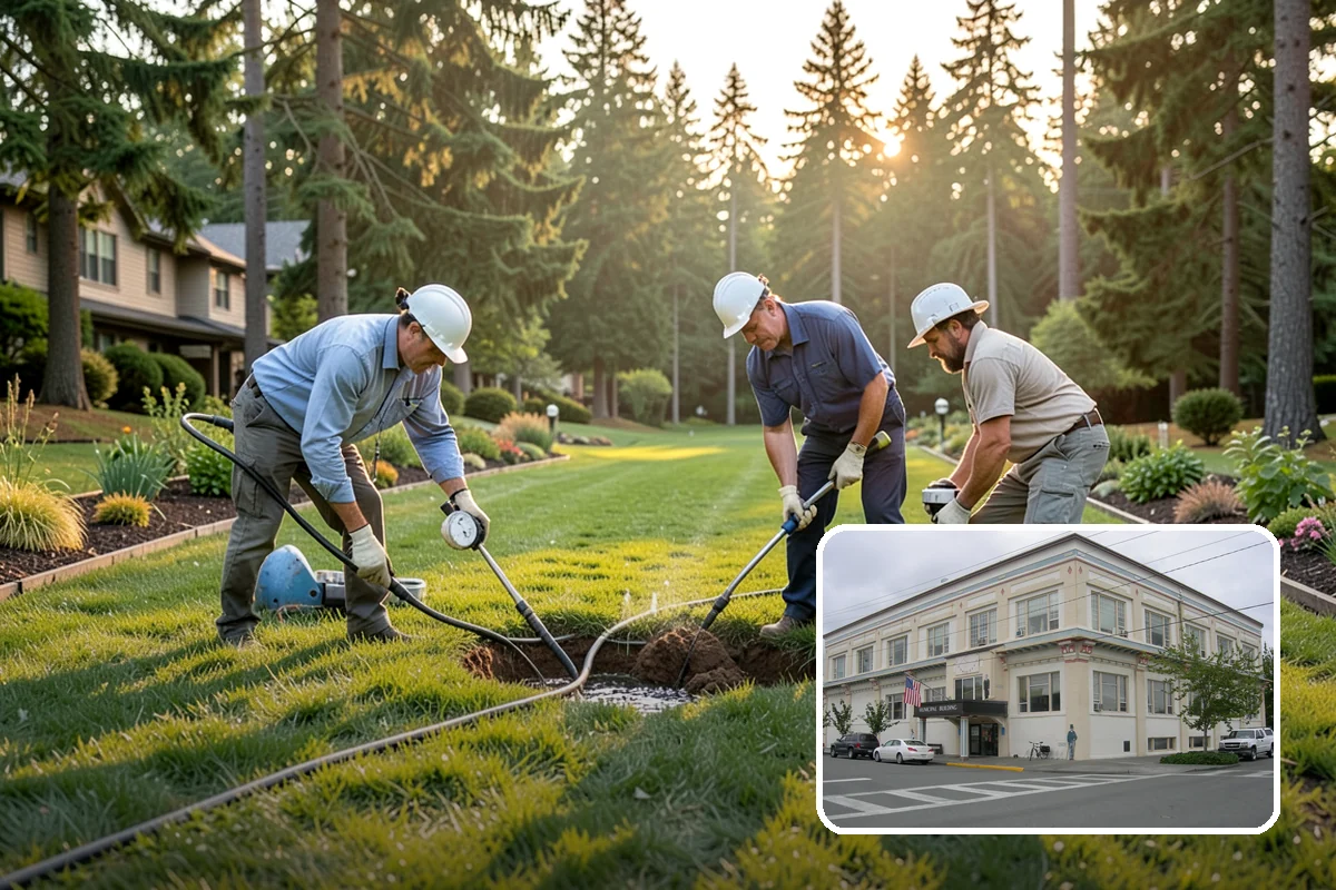 Concrete Patio Installation in Anacortes, Skagit County, WA - Compacted rock base prevents settling in saturated soils