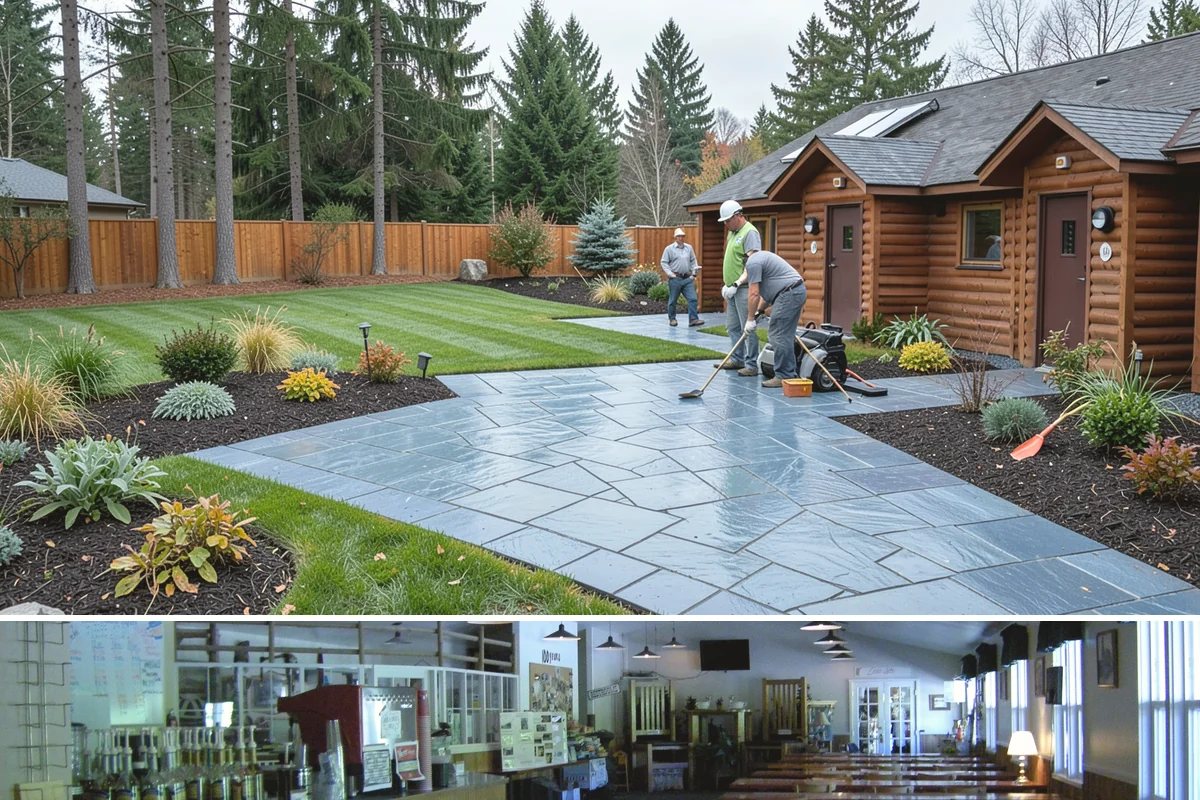 Concrete Patio Installation in Black Diamond, King County, WA - Late spring through early fall offers the driest windows for pouring and curing, since sustained PNW rain and near-freezing...