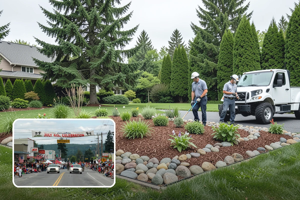Concrete Patio Installation in Carnation, King County, WA - Compacted rock base prevents settling in saturated soils