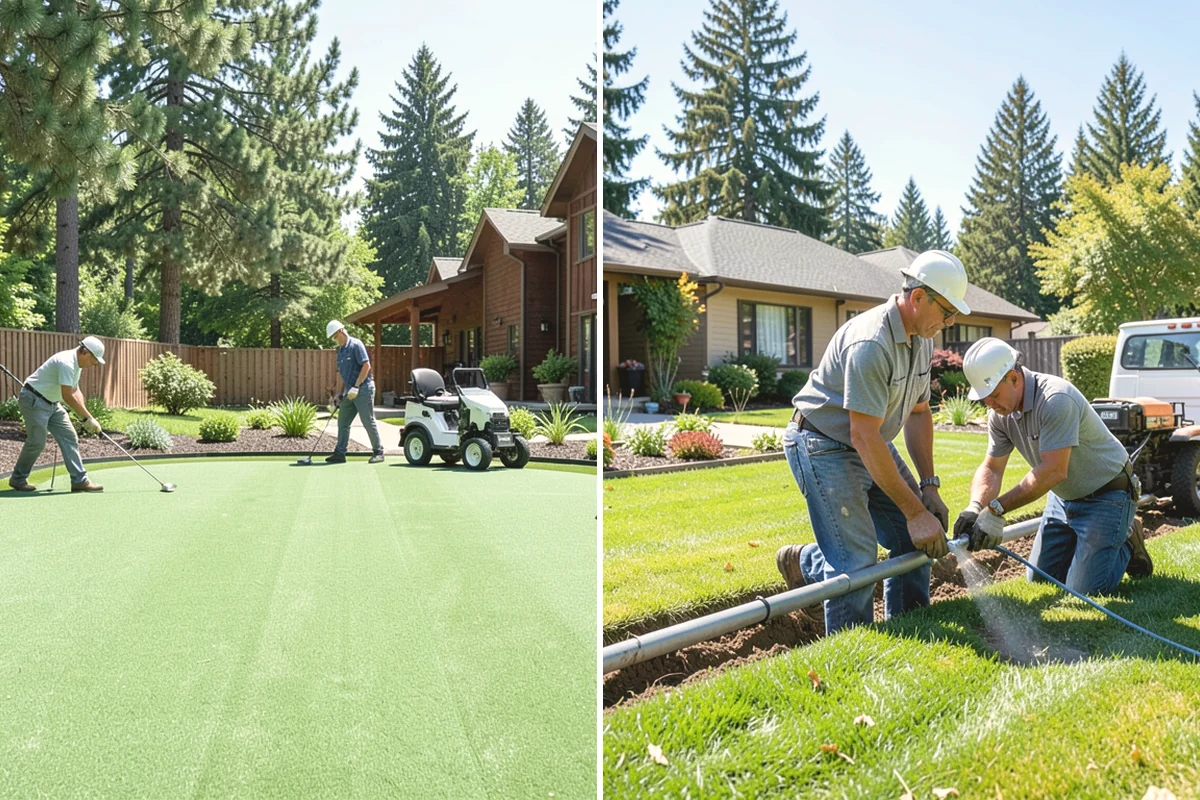 Concrete Patio Installation in Carnation, King County, WA - Excavate and shape the subgrade to native soil
