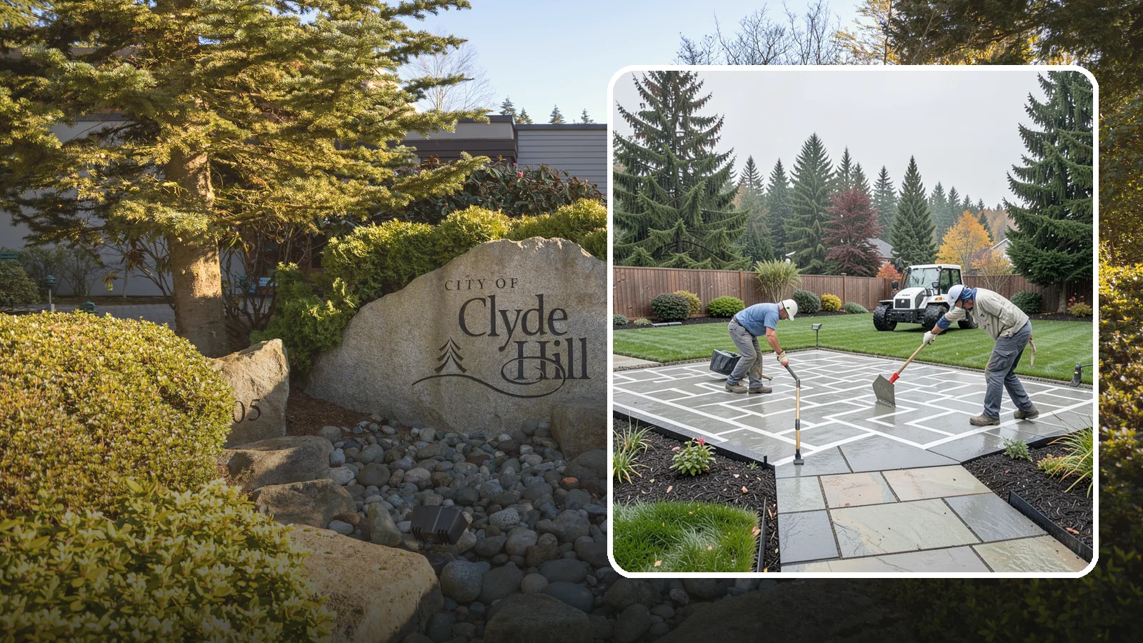 Concrete Patio Installation in Clyde Hill, King County, WA - We pour durable, properly graded concrete patios engineered for Puget Sound's wet climate and heavy seasonal rainfall.