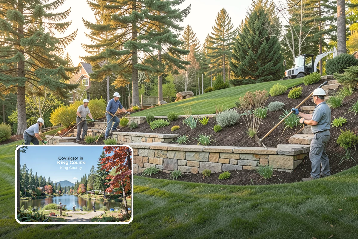 Concrete Patio Installation in Covington, King County, WA - Compacted rock base prevents settling in saturated soils