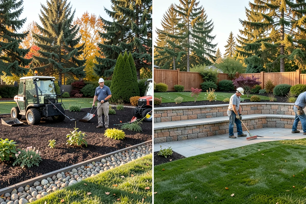 Concrete Patio Installation in DuPont, Pierce County, WA - Excavate and shape the subgrade to native soil