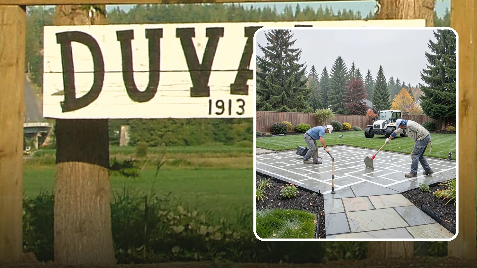 Concrete Patio Installation in Duvall, King County, WA - We pour durable, properly graded concrete patios engineered for Puget Sound's wet climate and heavy seasonal rainfall.