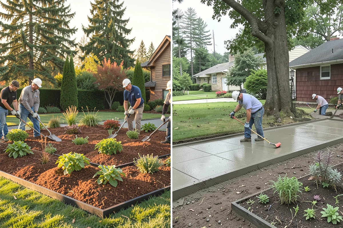 Concrete Patio Installation in Edgewood, Pierce County, WA - Excavate and shape the subgrade to native soil