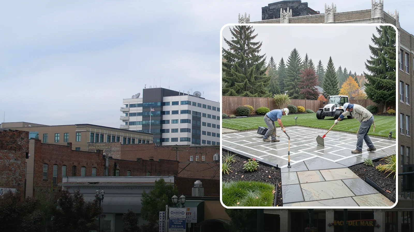 Concrete Patio Installation in Everett, Snohomish County, WA - We pour durable, properly graded concrete patios engineered for Puget Sound's wet climate and heavy seasonal rainfall.