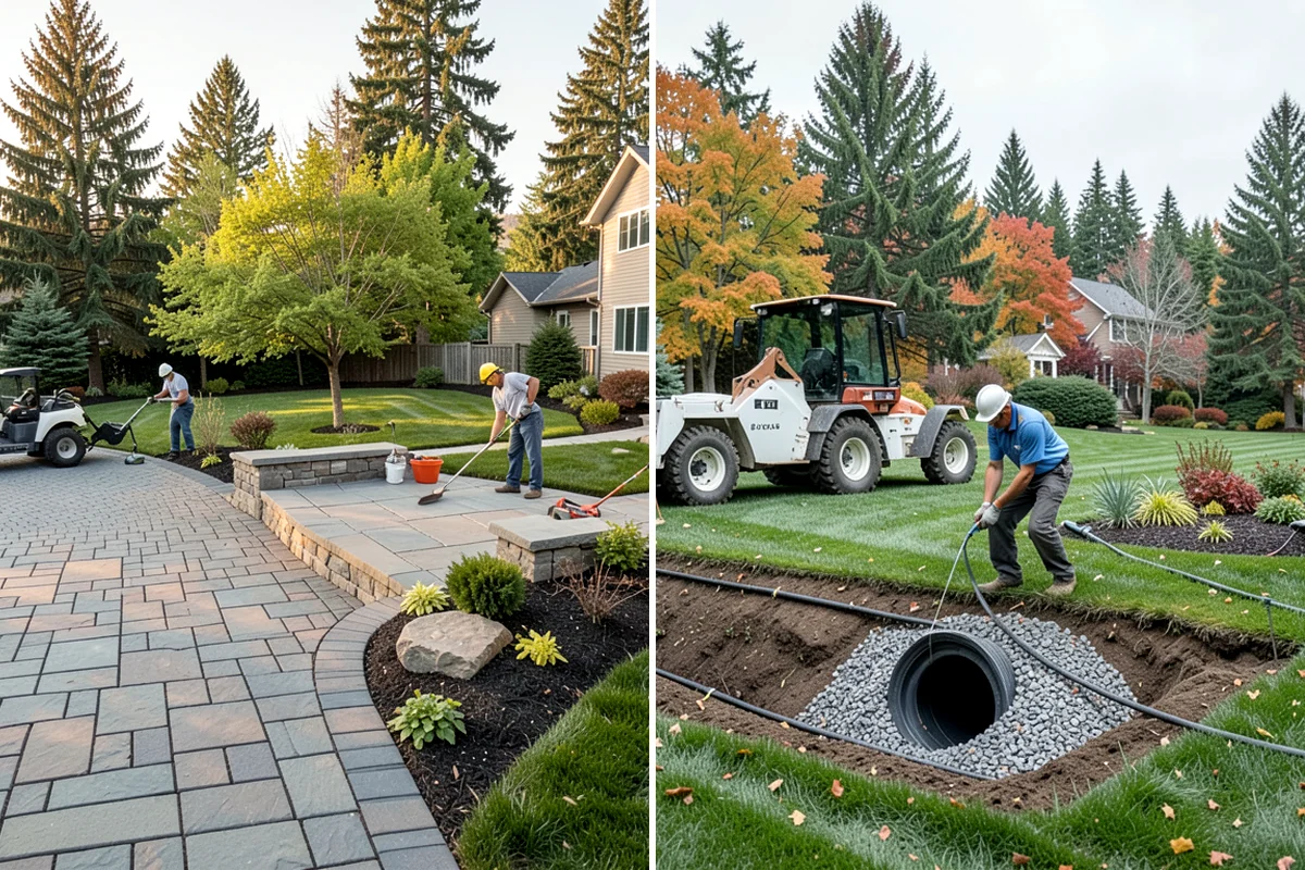 Concrete Patio Installation in Everett, Snohomish County, WA - Excavate and shape the subgrade to native soil
