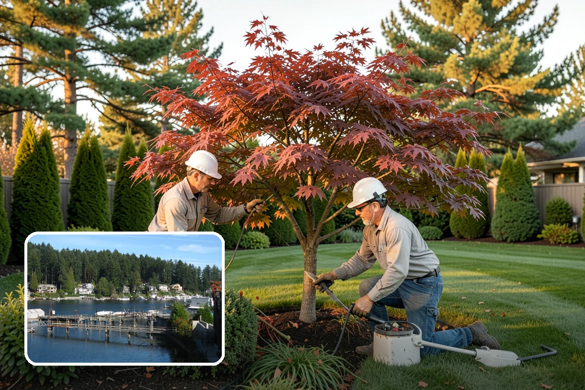 Concrete Patio Installation in Gig Harbor, Pierce County, WA - Compacted rock base prevents settling in saturated soils