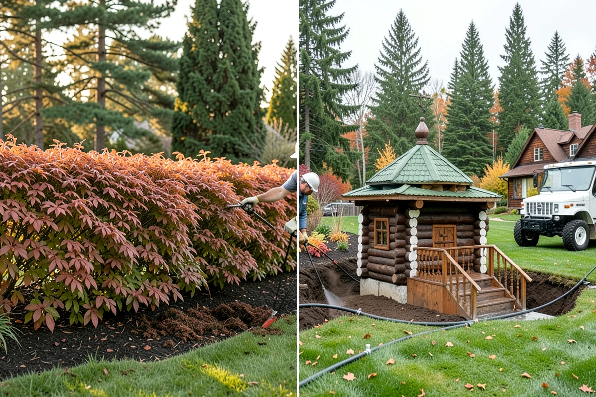 Concrete Patio Installation in Gig Harbor, Pierce County, WA - Excavate and shape the subgrade to native soil