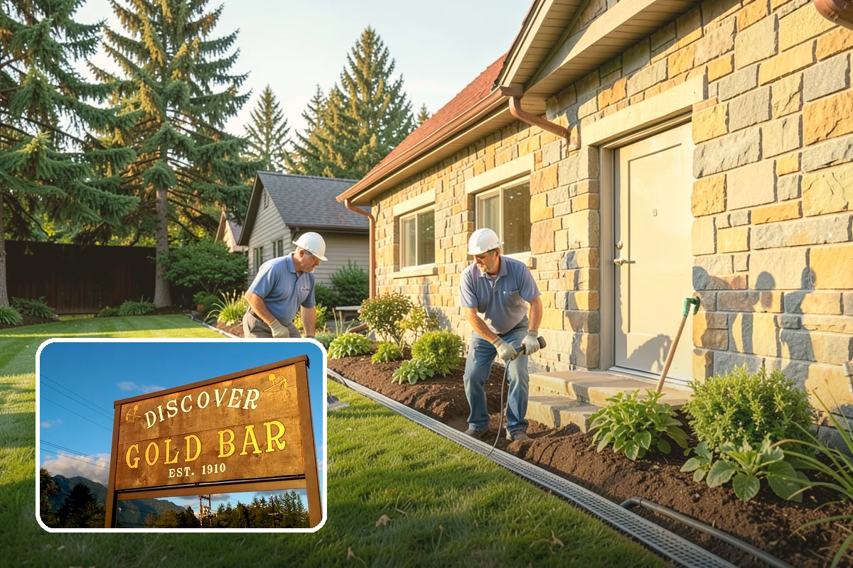 Concrete Patio Installation in Gold Bar, Snohomish County, WA - Compacted rock base prevents settling in saturated soils