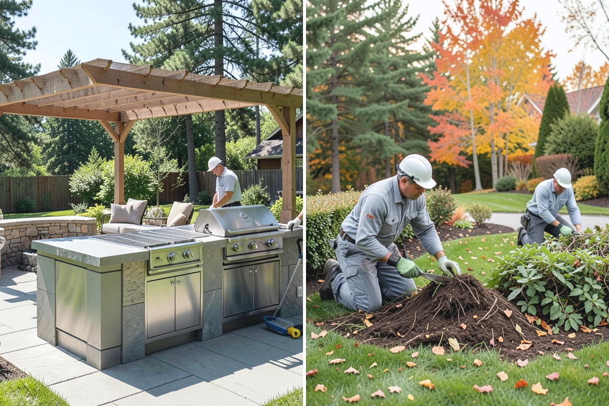 Concrete Patio Installation in Granite Falls, Snohomish County, WA - Excavate and shape the subgrade to native soil