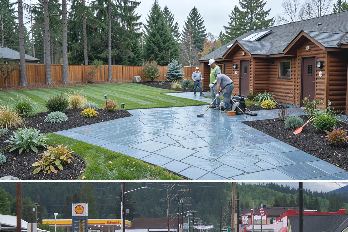 Concrete Patio Installation in Granite Falls, Snohomish County, WA - Late spring through early fall offers the driest windows for pouring and curing, since sustained PNW rain and near-freezing...