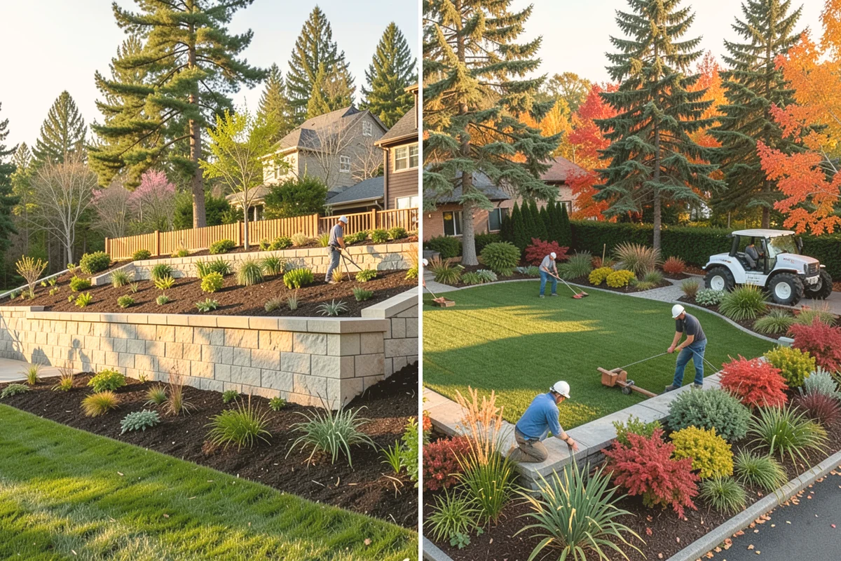Concrete Patio Installation in Kent, King County, WA - Excavate and shape the subgrade to native soil