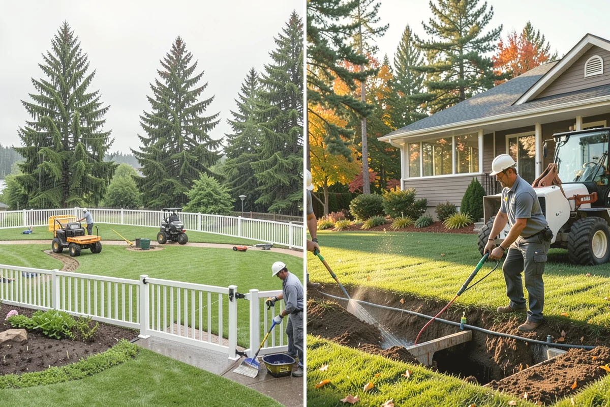Concrete Patio Installation in Lake Stevens, Snohomish County, WA - Excavate and shape the subgrade to native soil