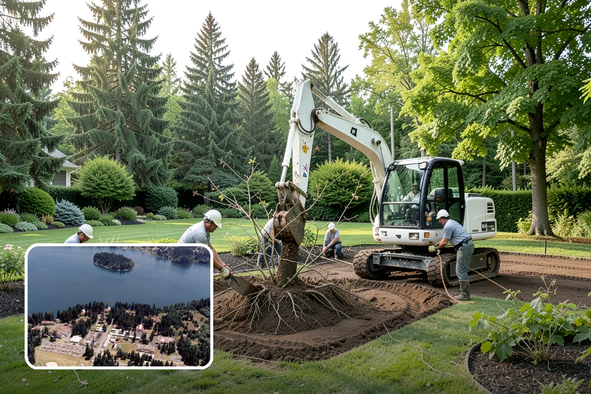 Concrete Patio Installation in Lakewood, Pierce County, WA - Compacted rock base prevents settling in saturated soils
