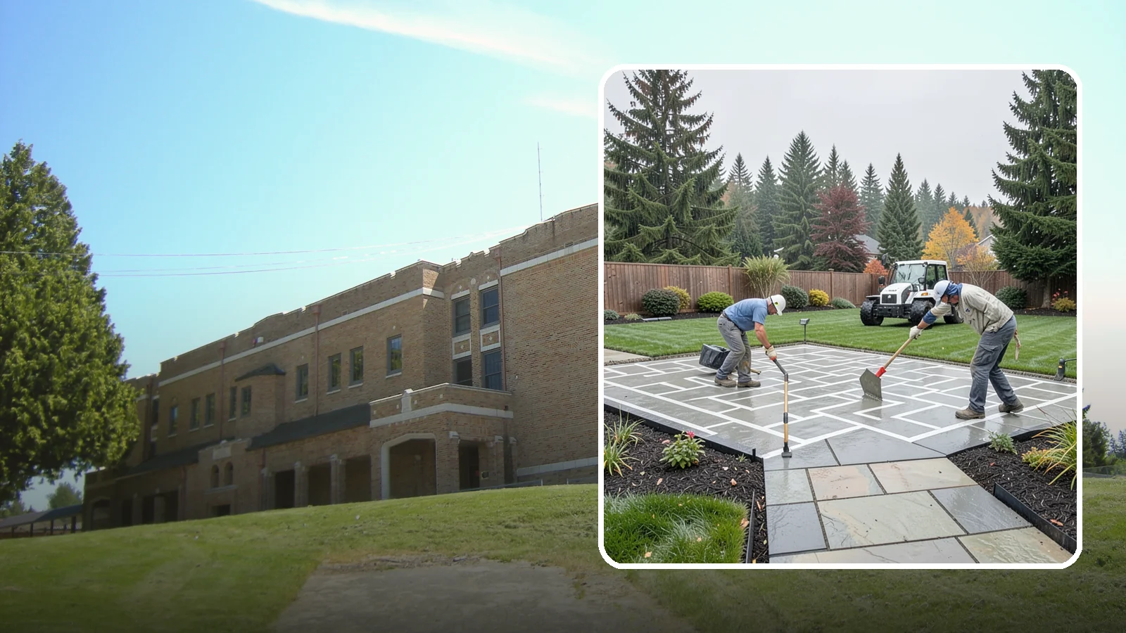 Concrete Patio Installation in Maple Valley, King County, WA - We pour durable, properly graded concrete patios engineered for Puget Sound's wet climate and heavy seasonal rainfall.