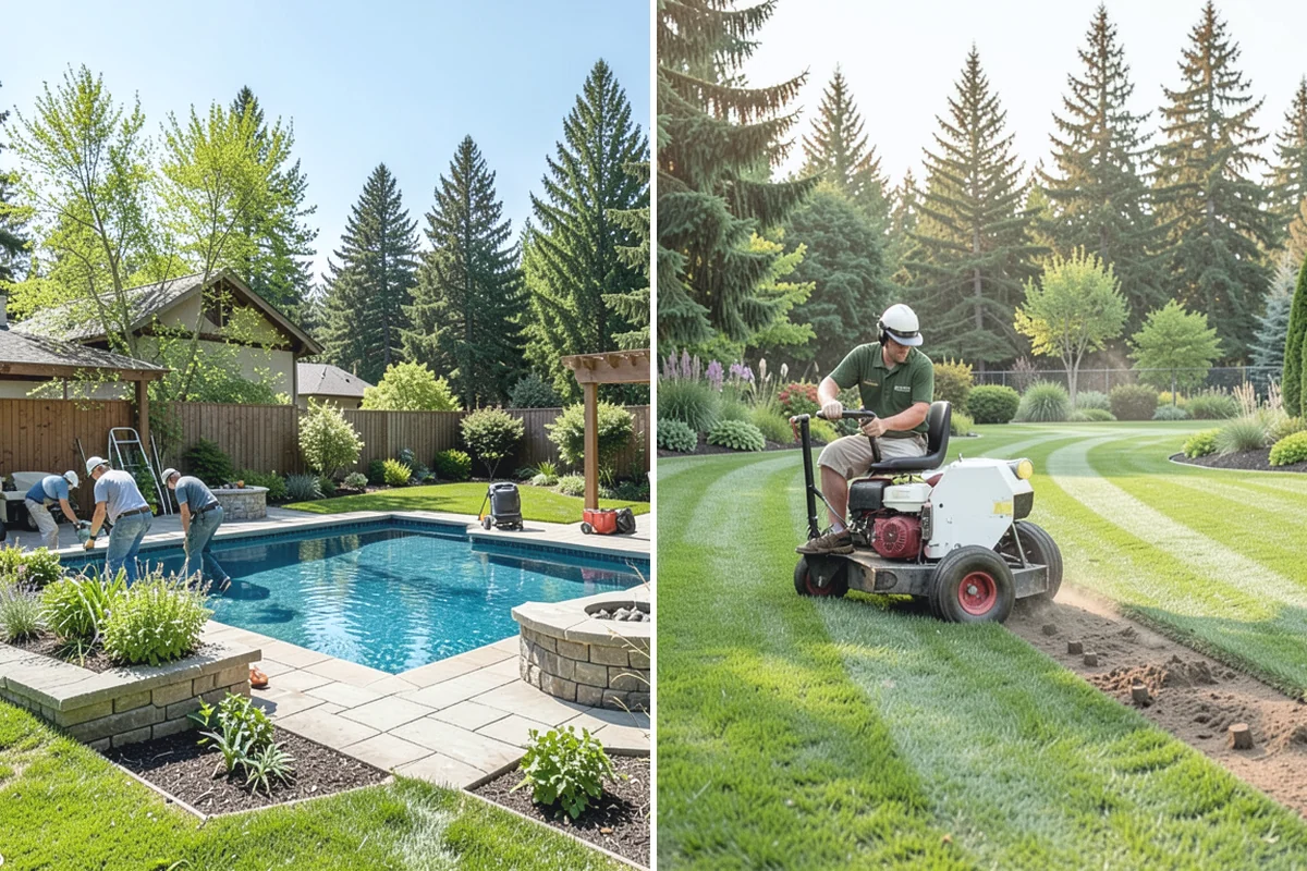 Concrete Patio Installation in Marysville, Snohomish County, WA - Excavate and shape the subgrade to native soil