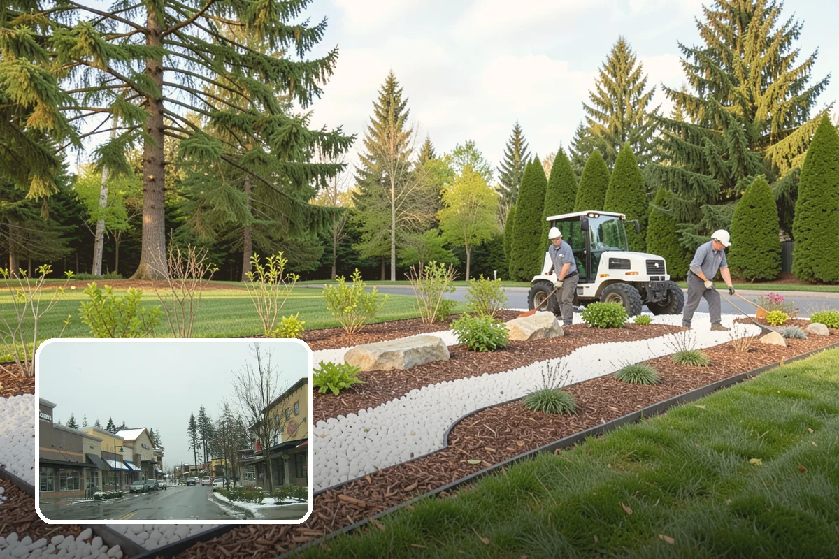 Concrete Patio Installation in Mill Creek, Snohomish County, WA - Compacted rock base prevents settling in saturated soils