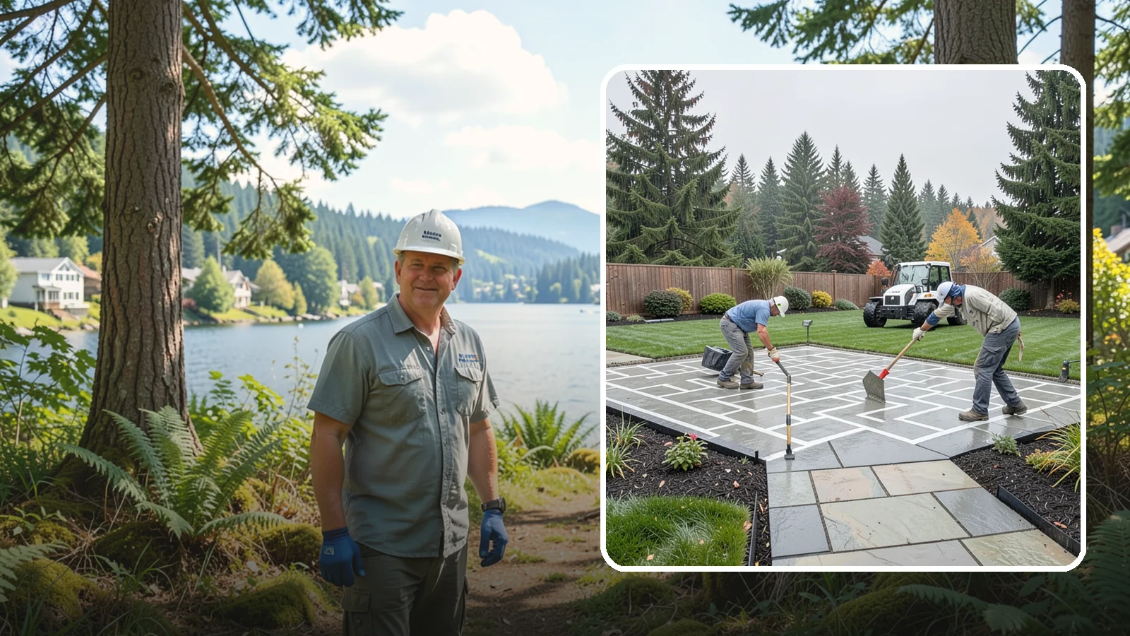Concrete Patio Installation in Milton, King County, WA - We pour durable, properly graded concrete patios engineered for Puget Sound's wet climate and heavy seasonal rainfall.