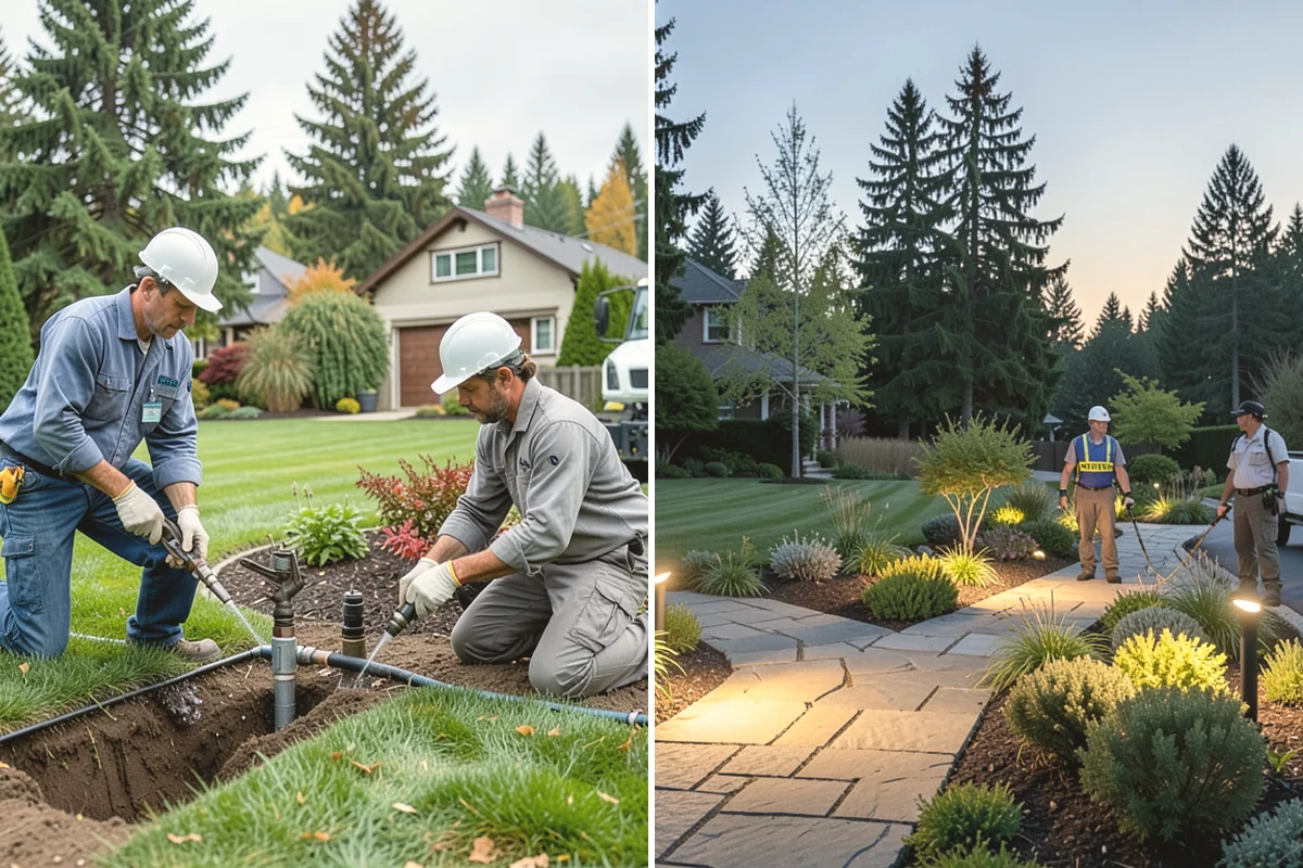 Concrete Patio Installation in Mountlake Terrace, Snohomish County, WA - Excavate and shape the subgrade to native soil