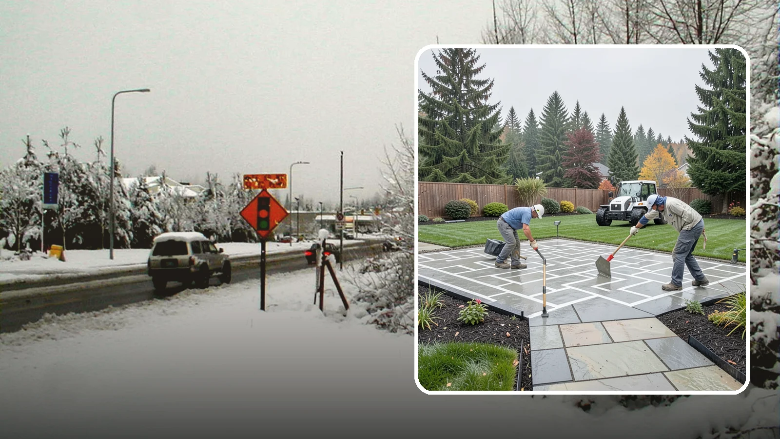 Concrete Patio Installation in Newcastle, King County, WA - We pour durable, properly graded concrete patios engineered for Puget Sound's wet climate and heavy seasonal rainfall.