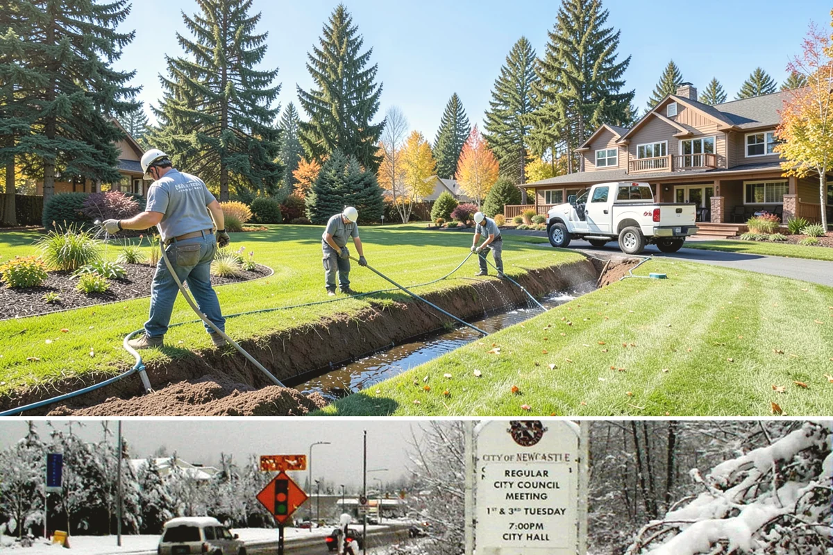 Concrete Patio Installation in Newcastle, King County, WA - Late spring through early fall offers the driest windows for pouring and curing, since sustained PNW rain and near-freezing...