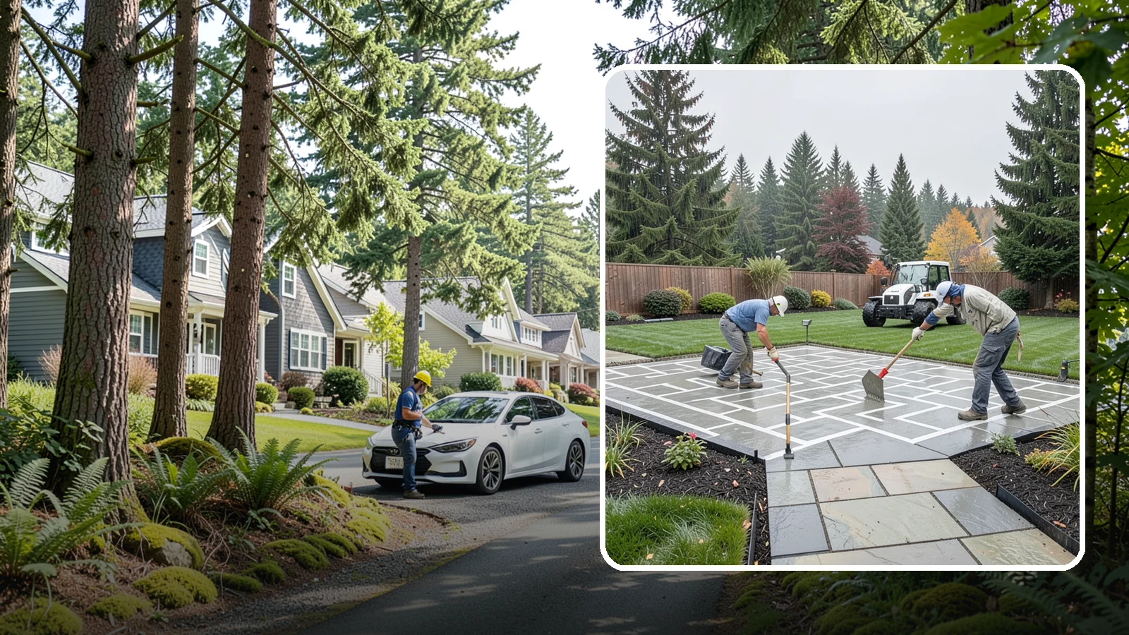 Concrete Patio Installation in Normandy Park, King County, WA - We pour durable, properly graded concrete patios engineered for Puget Sound's wet climate and heavy seasonal rainfall.