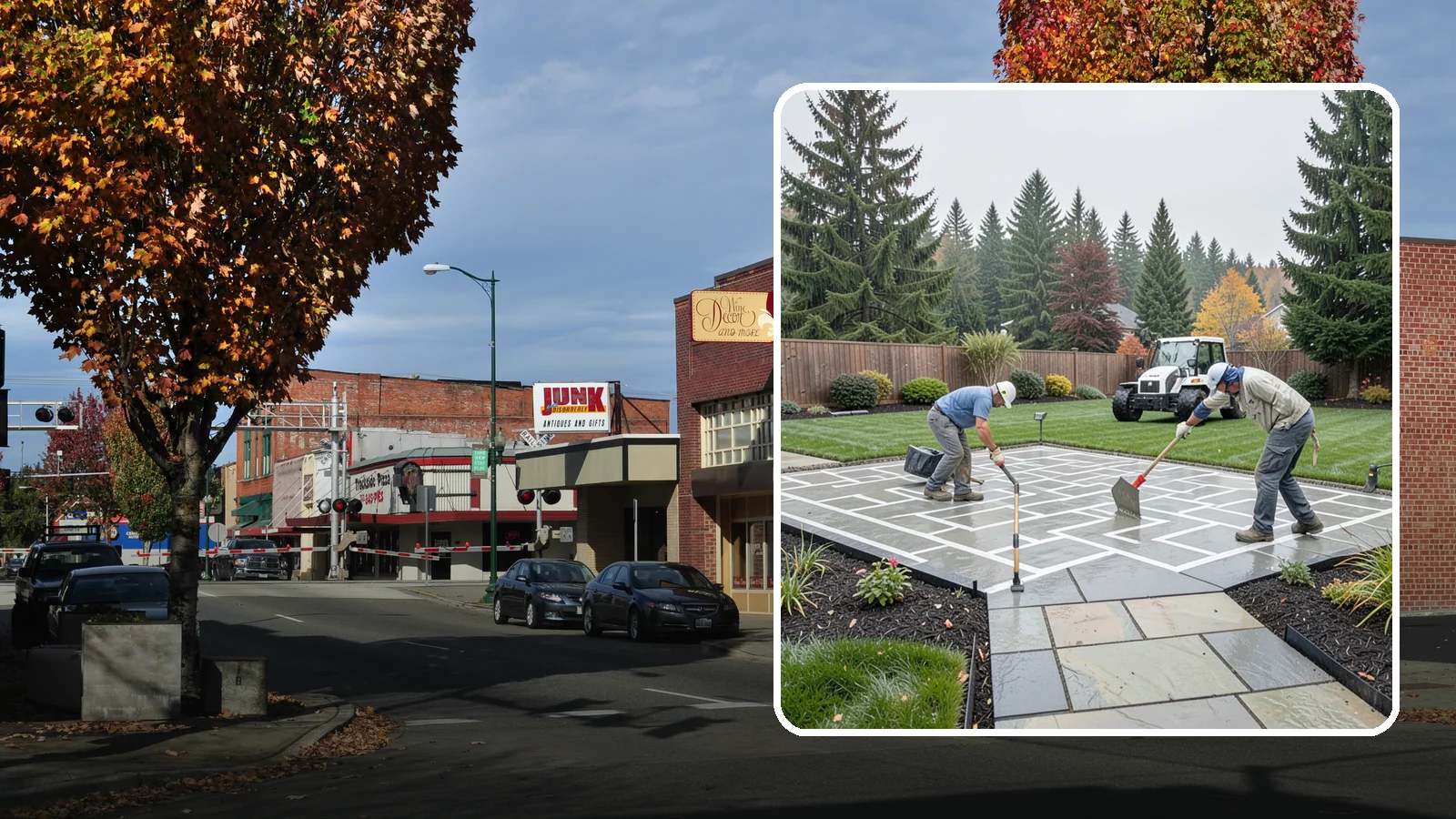 Concrete Patio Installation in Puyallup, Pierce County, WA - We pour durable, properly graded concrete patios engineered for Puget Sound's wet climate and heavy seasonal rainfall.