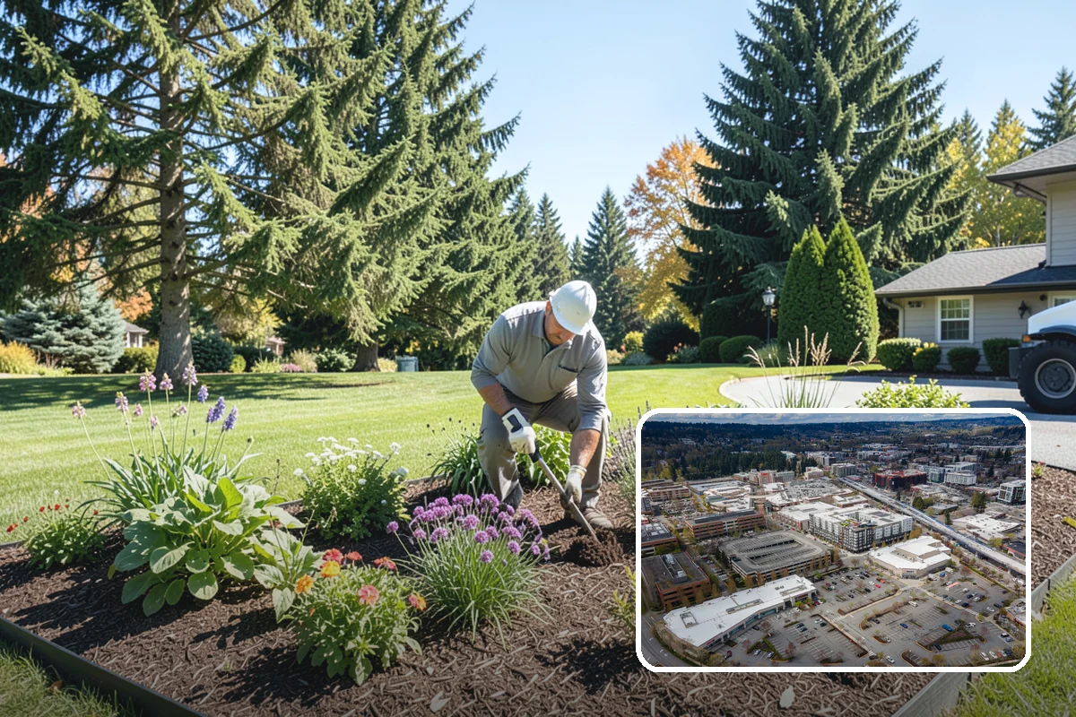 Concrete Patio Installation in Redmond, King County, WA - Compacted rock base prevents settling in saturated soils
