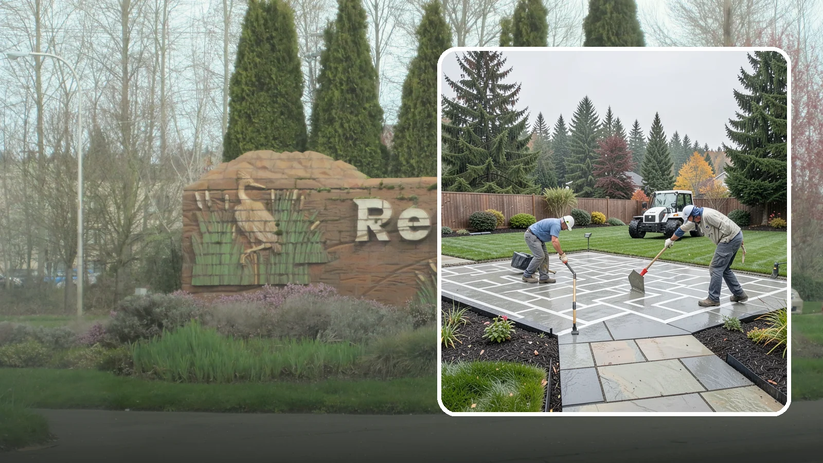 Concrete Patio Installation in Renton, King County, WA - We pour durable, properly graded concrete patios engineered for Puget Sound's wet climate and heavy seasonal rainfall.