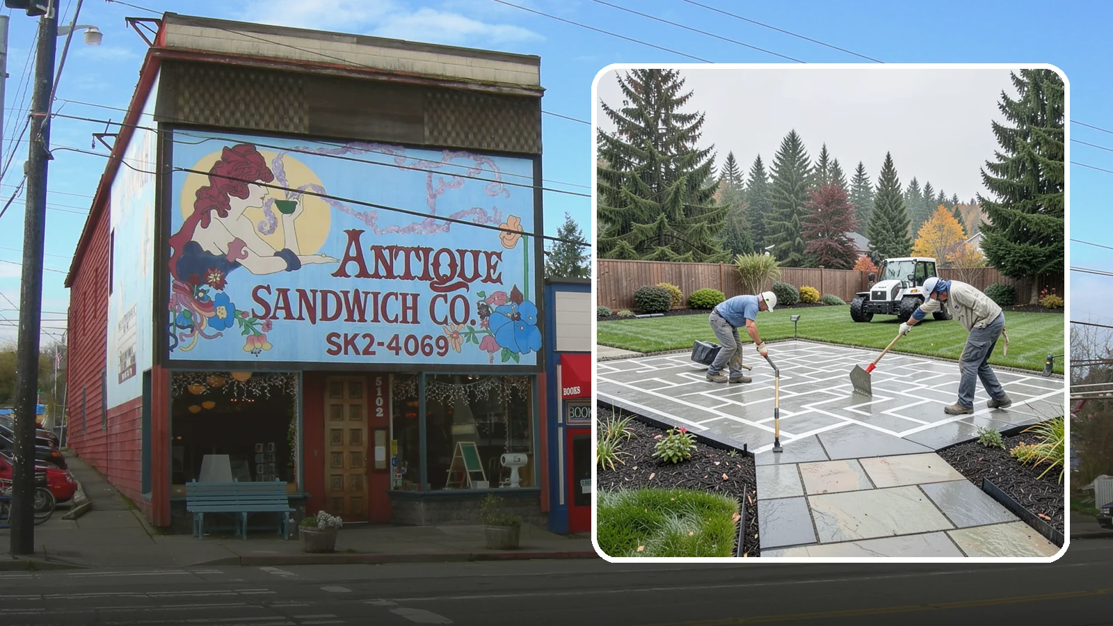Concrete Patio Installation in Ruston, Pierce County, WA - We pour durable, properly graded concrete patios engineered for Puget Sound's wet climate and heavy seasonal rainfall.