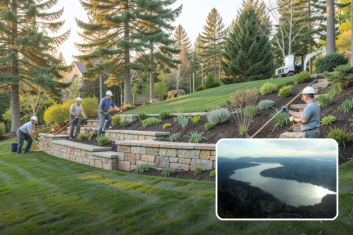 Concrete Patio Installation in Sammamish, King County, WA - Compacted rock base prevents settling in saturated soils