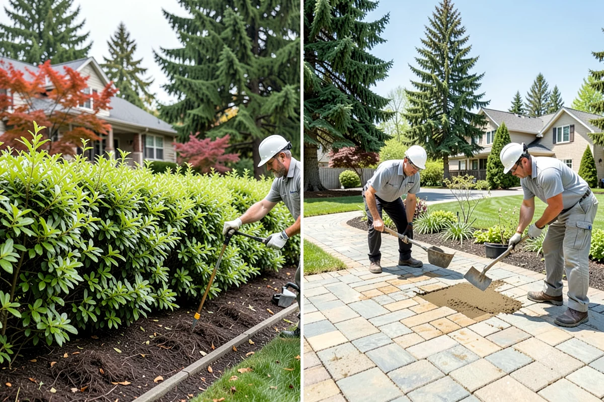 Concrete Patio Installation in SeaTac, King County, WA - Excavate and shape the subgrade to native soil