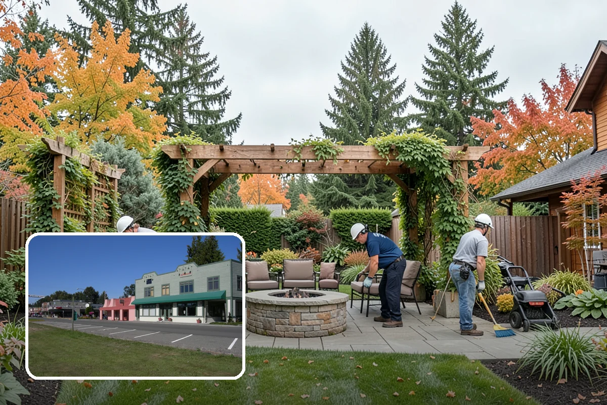 Concrete Patio Installation in Snoqualmie, King County, WA - Compacted rock base prevents settling in saturated soils