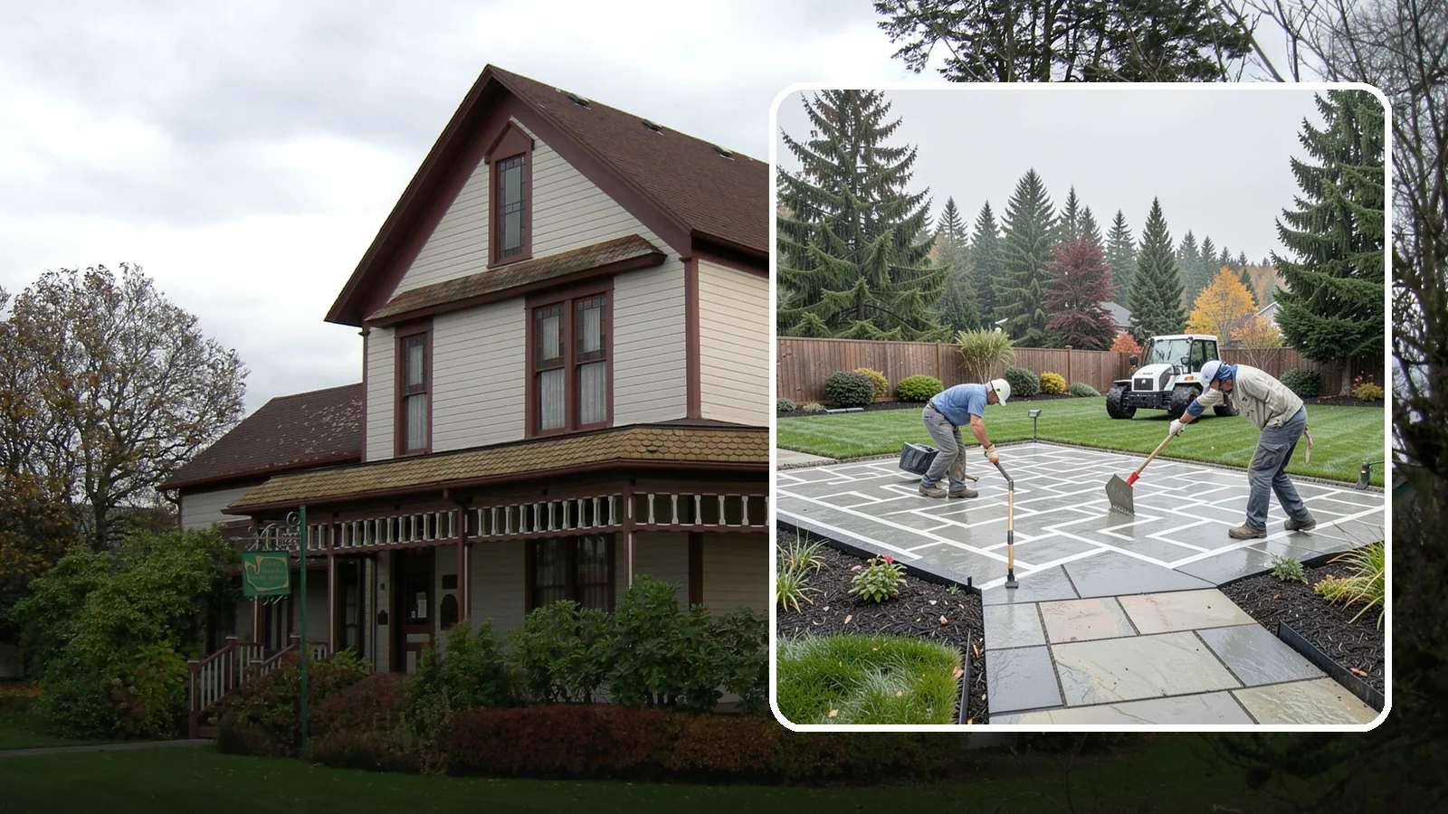 Concrete Patio Installation in Sumner, Pierce County, WA - We pour durable, properly graded concrete patios engineered for Puget Sound's wet climate and heavy seasonal rainfall.