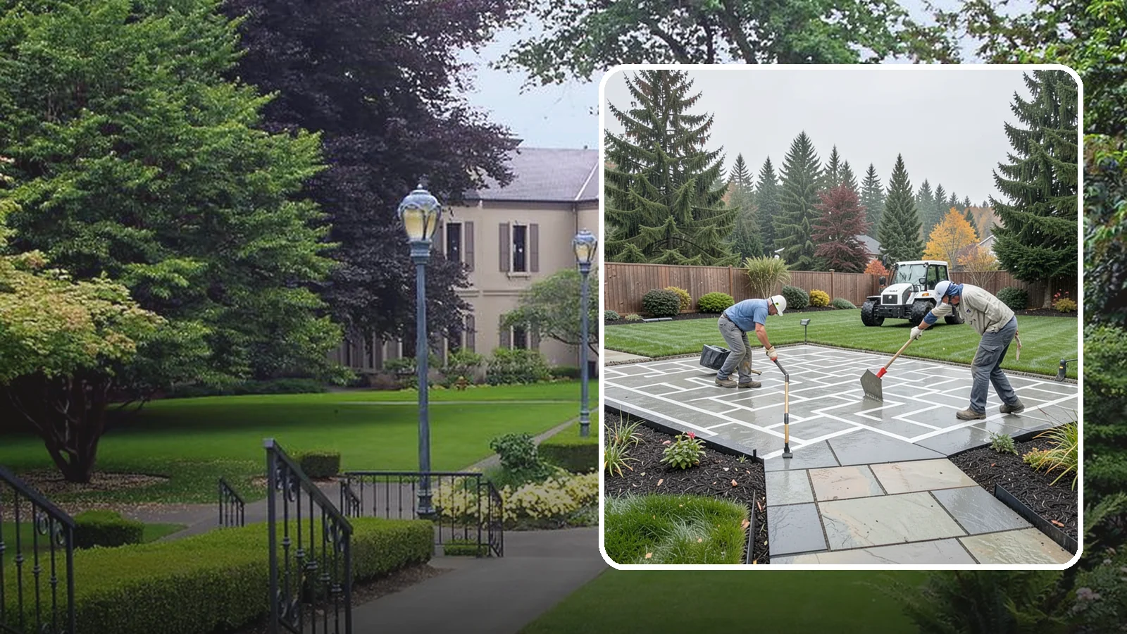 Concrete Patio Installation in Woodinville, King County, WA - We pour durable, properly graded concrete patios engineered for Puget Sound's wet climate and heavy seasonal rainfall.