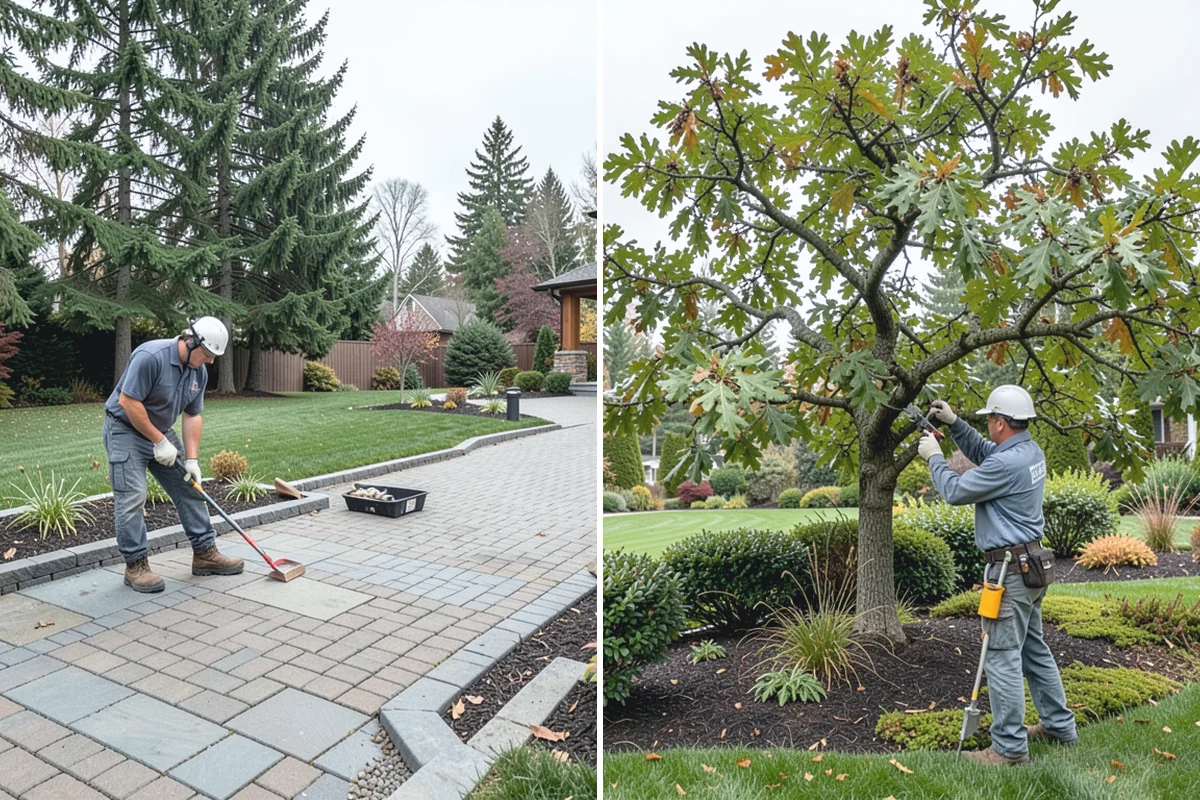Concrete Paver Installation in Beaux Arts Village, King County, WA - Excavate and grade the area for proper drainage fall