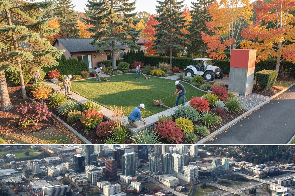 Concrete Paver Installation in Bellevue, King County, WA - Best installed spring through early fall when the base can be compacted dry, though a well-drained site allows work in drier...