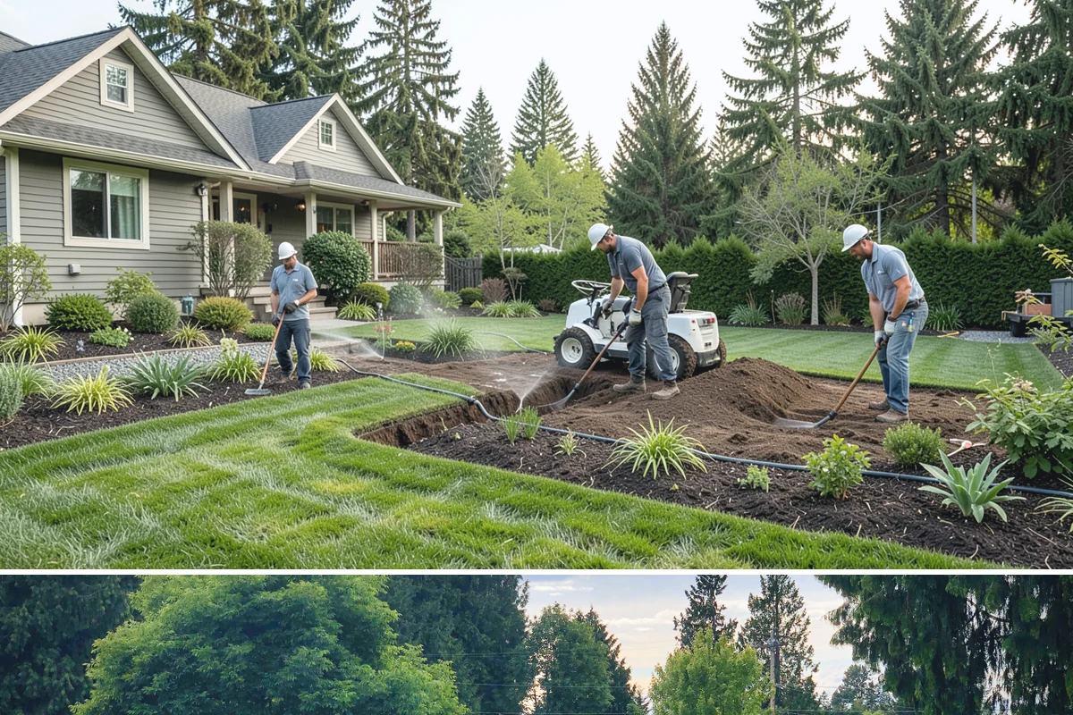 Concrete Paver Installation in Bonney Lake, Pierce County, WA - Best installed spring through early fall when the base can be compacted dry, though a well-drained site allows work in drier...