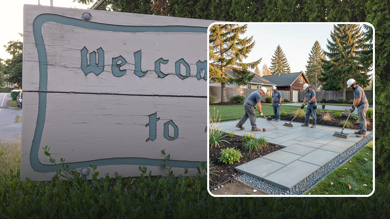 Concrete Paver Installation in Brier, Snohomish County, WA - Durable, budget-friendly concrete pavers installed over a compacted base for patios, walkways, and driveways across Western...