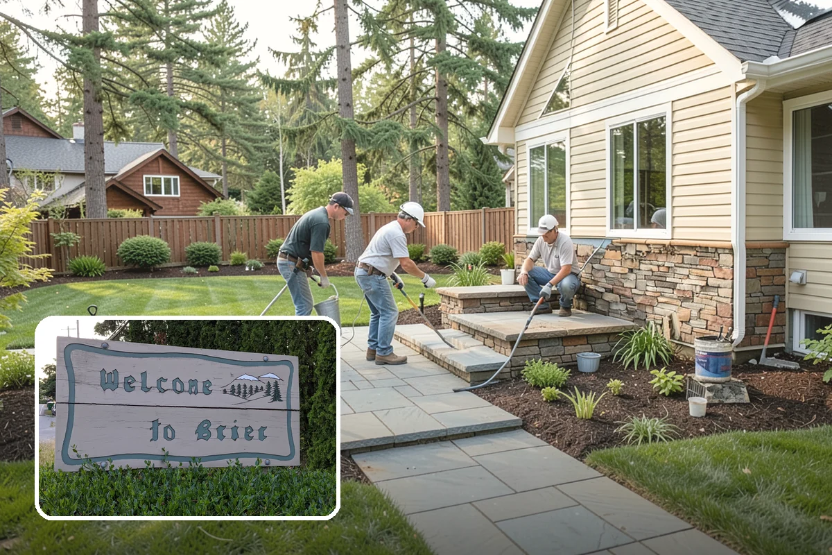 Concrete Paver Installation in Brier, Snohomish County, WA - Lowest cost per square foot of most paver options