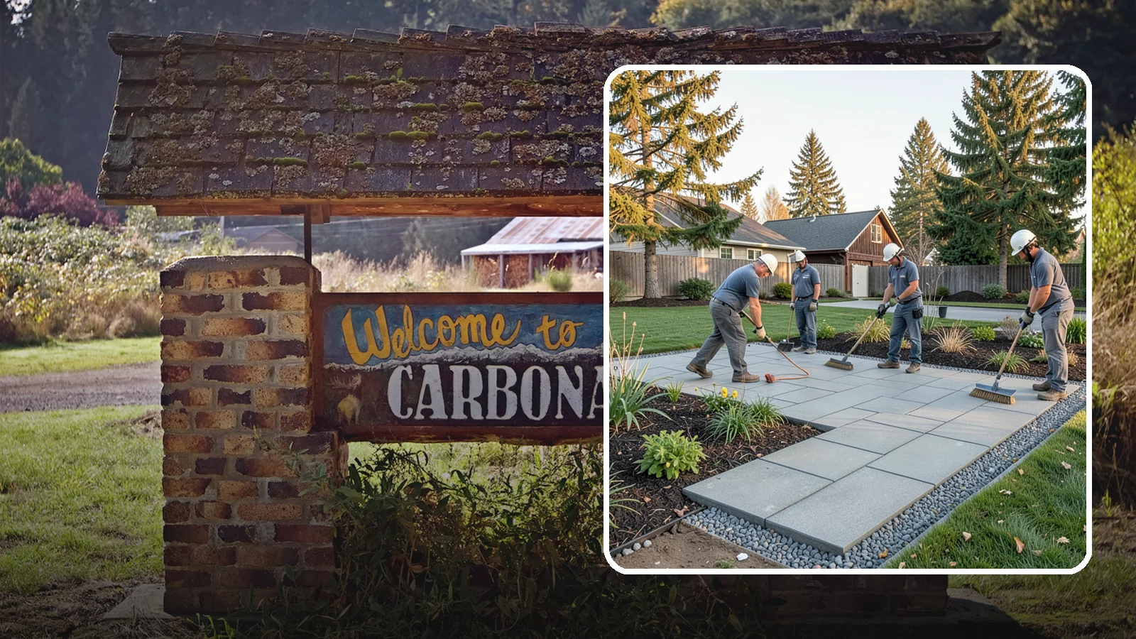 Concrete Paver Installation in Carbonado, Pierce County, WA - Durable, budget-friendly concrete pavers installed over a compacted base for patios, walkways, and driveways across Western...