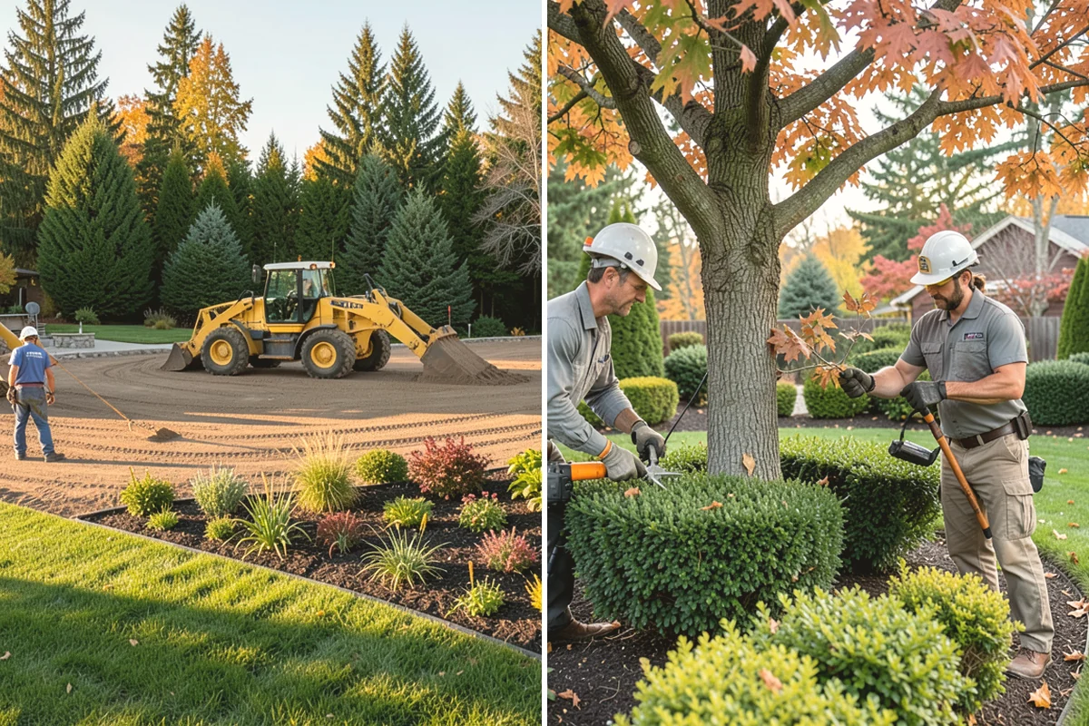 Concrete Paver Installation in Duvall, King County, WA - Excavate and grade the area for proper drainage fall