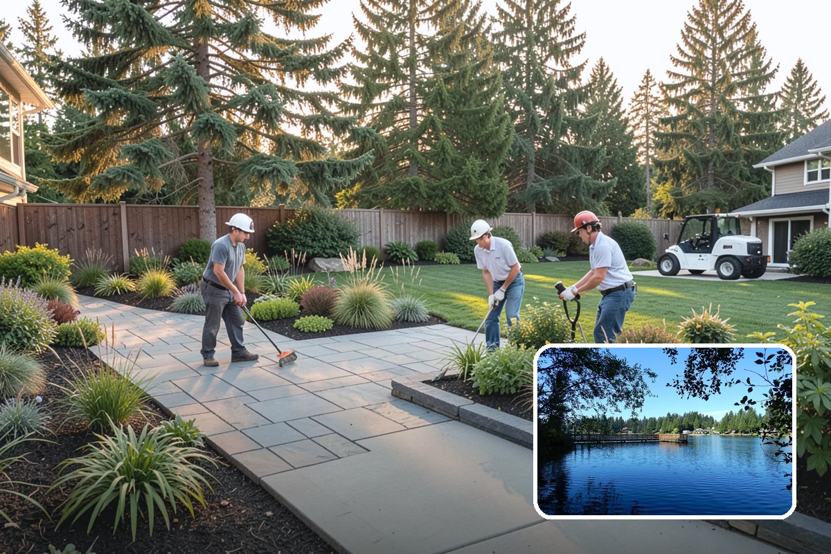 Concrete Paver Installation in Federal Way, King County, WA - Lowest cost per square foot of most paver options