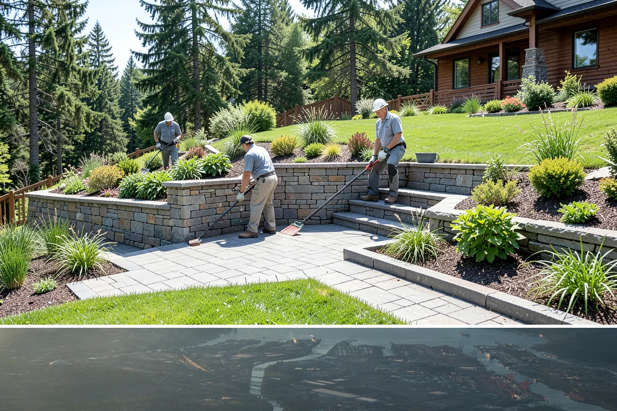 Concrete Paver Installation in Fife, Pierce County, WA - Best installed spring through early fall when the base can be compacted dry, though a well-drained site allows work in drier...