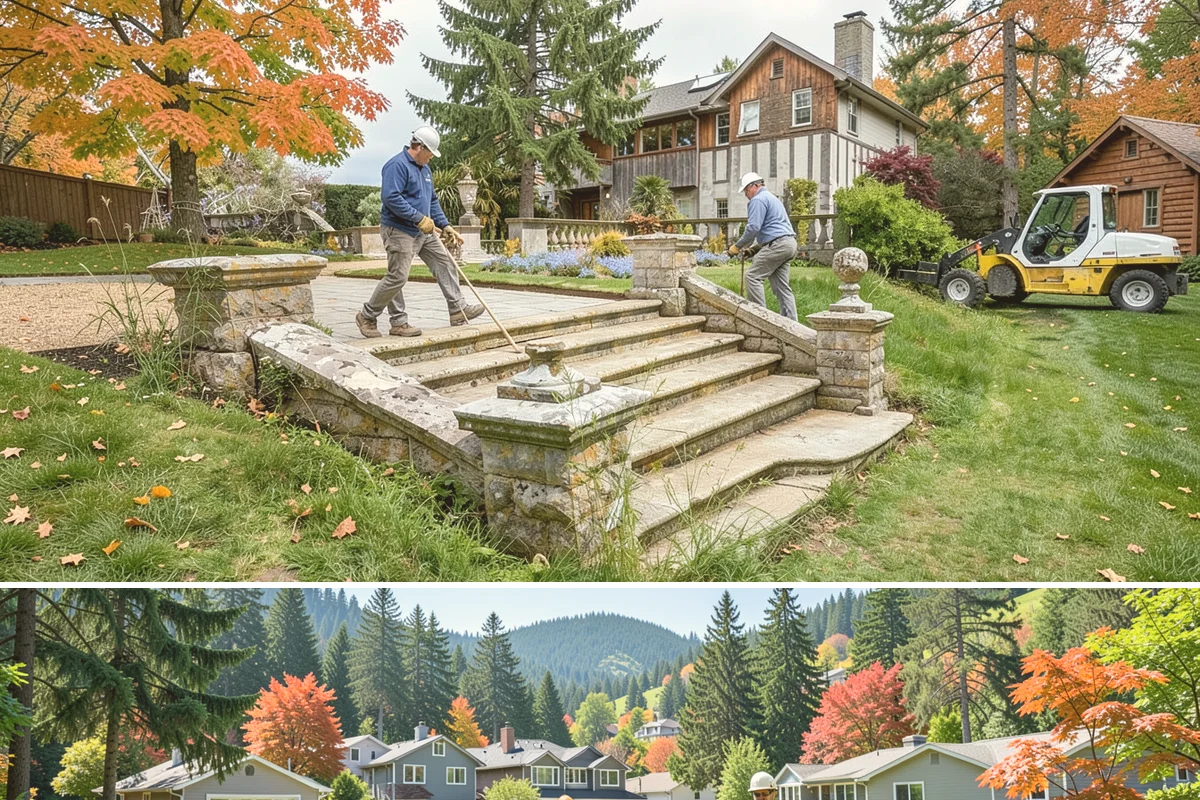 Concrete Paver Installation in Fircrest, Pierce County, WA - Best installed spring through early fall when the base can be compacted dry, though a well-drained site allows work in drier...
