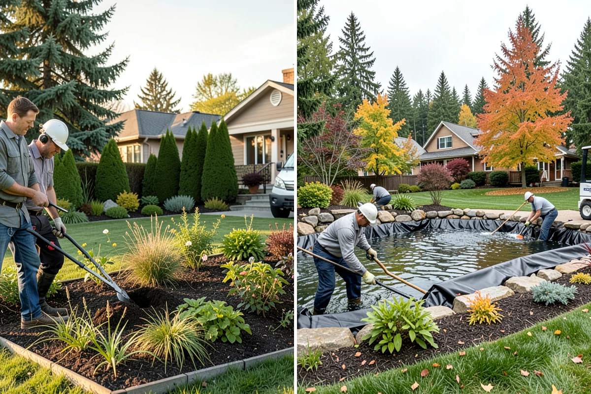 Concrete Paver Installation in Gig Harbor, Pierce County, WA - Excavate and grade the area for proper drainage fall