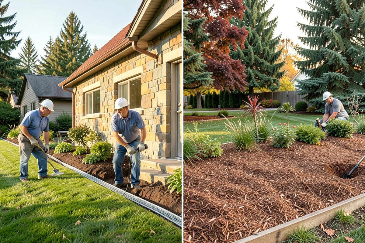 Concrete Paver Installation in Hunts Point, King County, WA - Excavate and grade the area for proper drainage fall