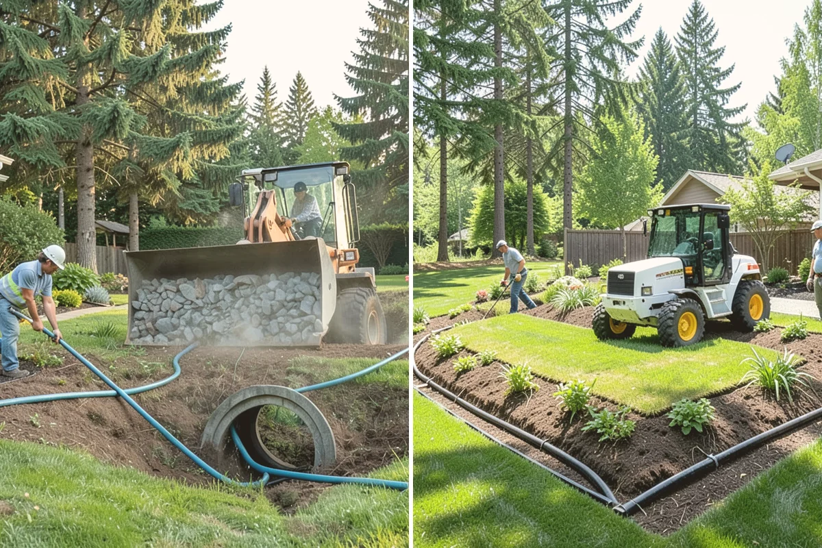 Concrete Paver Installation in Index, Snohomish County, WA - Excavate and grade the area for proper drainage fall