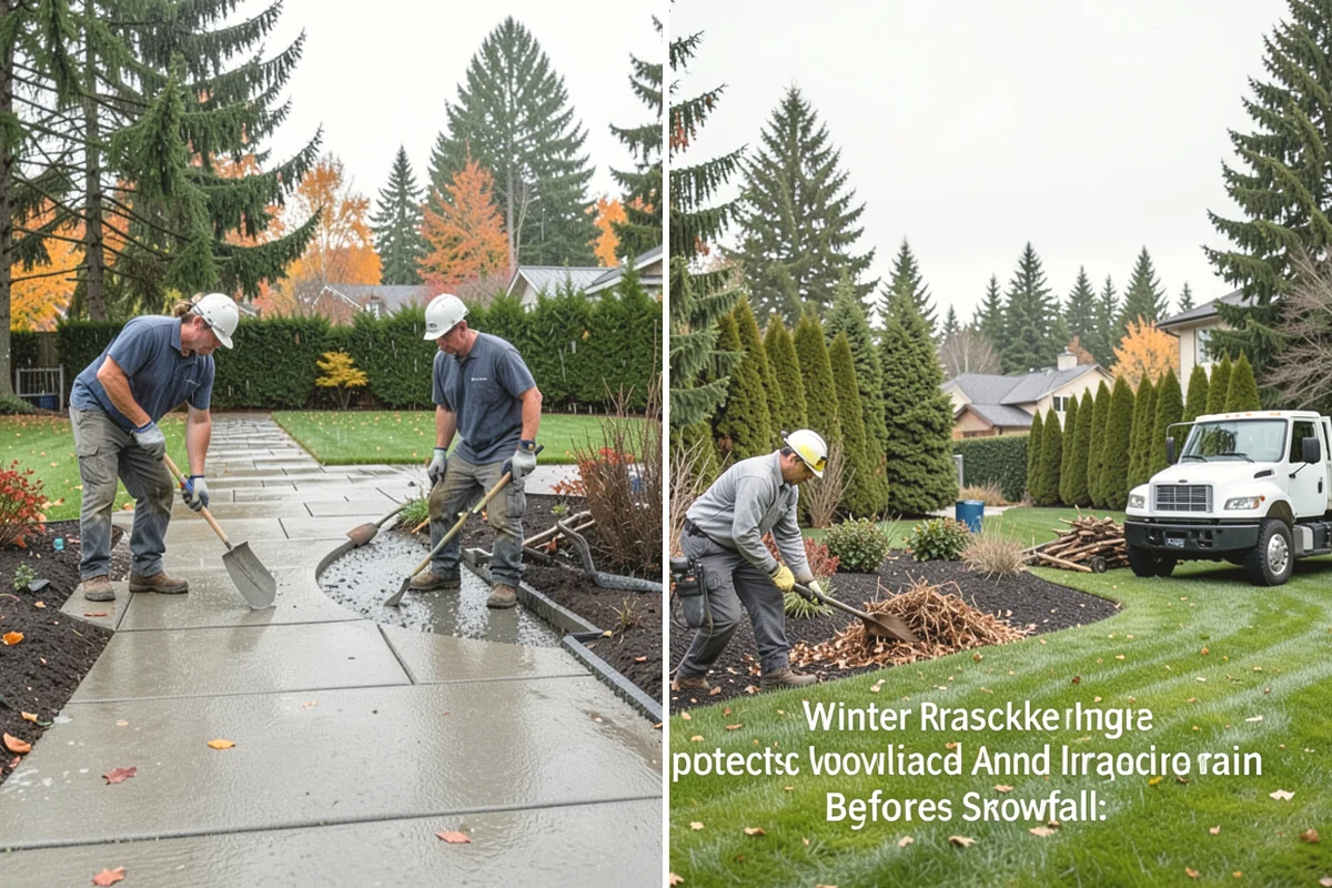 Concrete Paver Installation in Issaquah, King County, WA - Excavate and grade the area for proper drainage fall